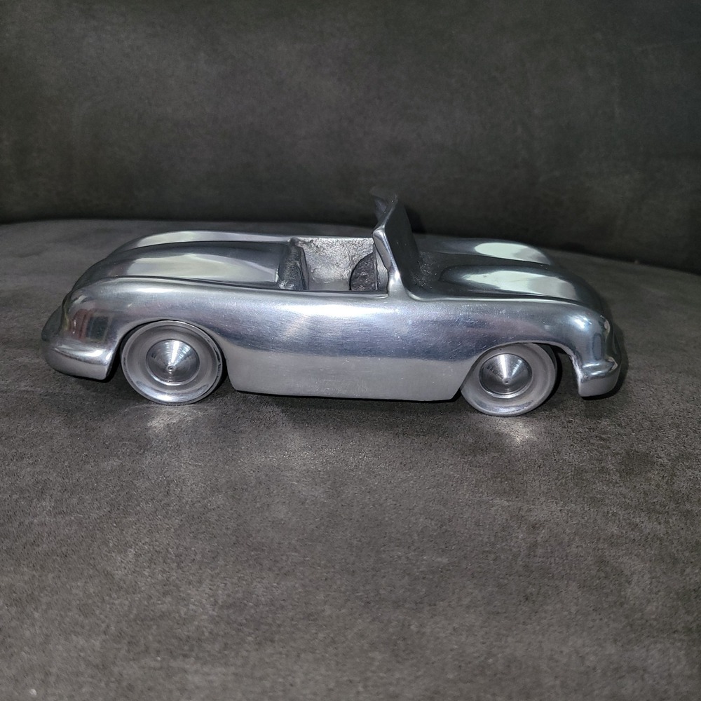 Cast Aluminum Metal Healey Porsche Sports Car Collectible Auto Racing Home Decor